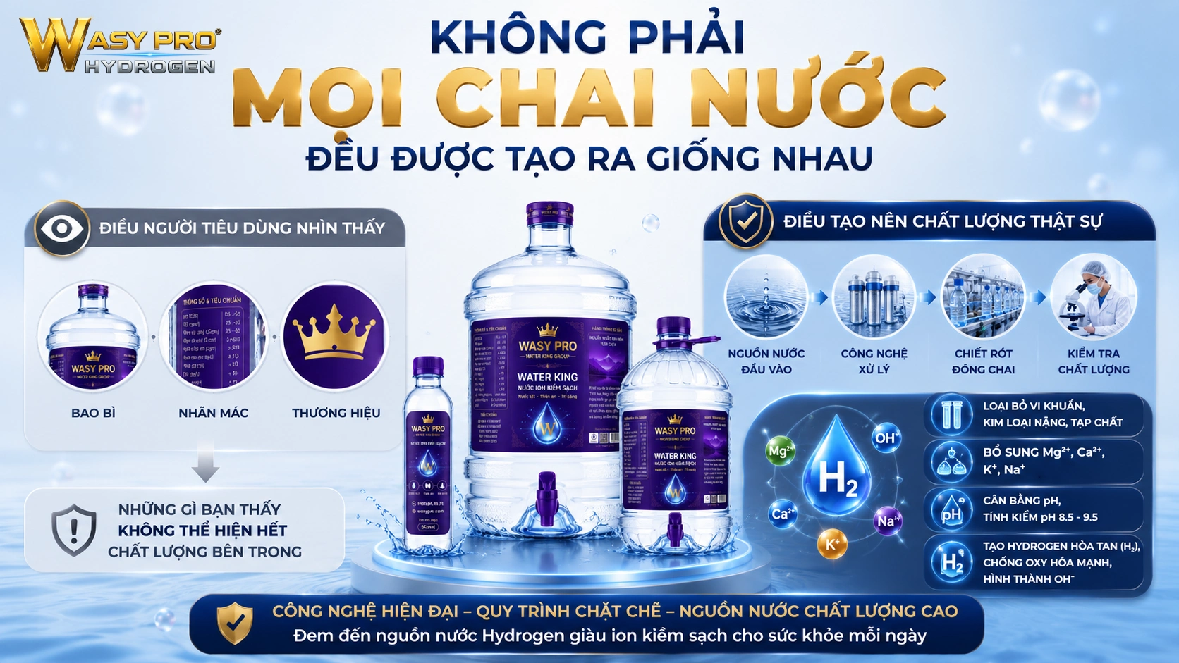 Không Phải Mọi Chai Nước Đều Được Tạo Ra Giống Nhau