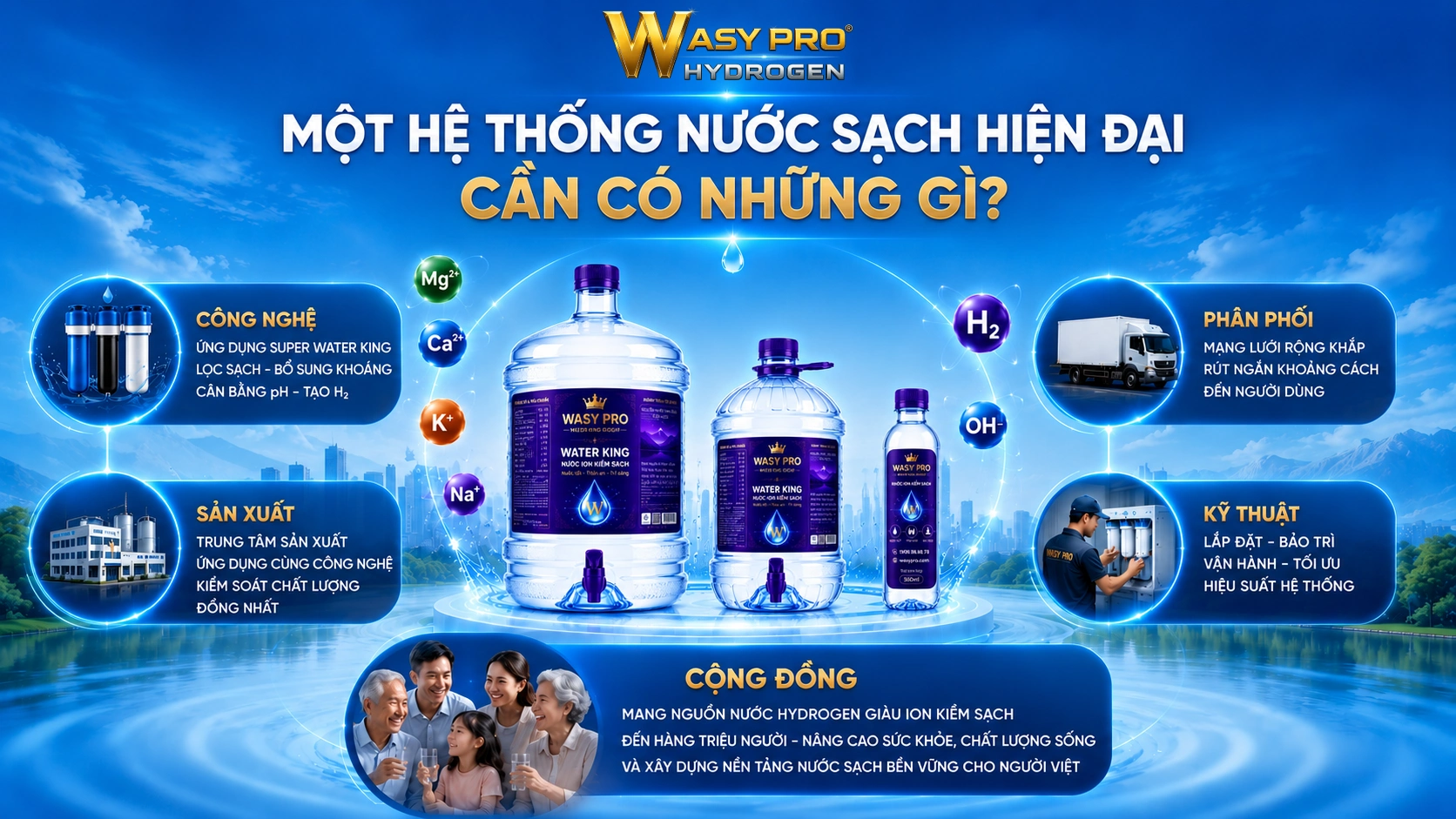 Một Hệ Thống Nước Sạch Hiện Đại Cần Có Những Gì