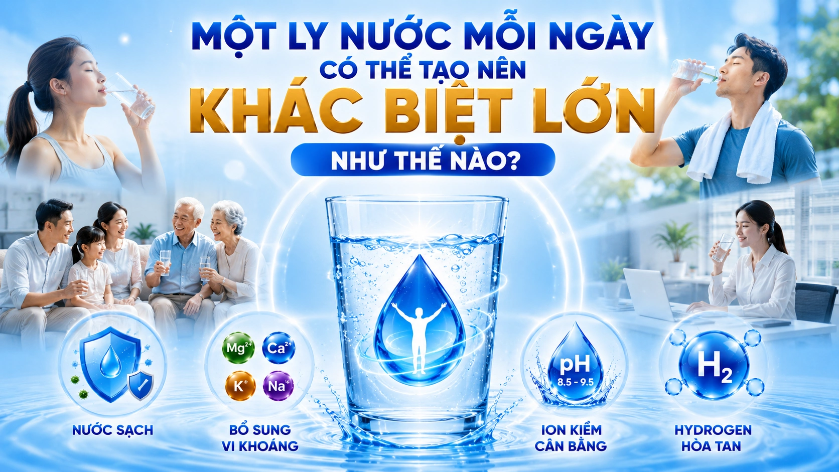 Một ly nước mỗi ngày có thể tạo nên khác biệt lớn như thế nào